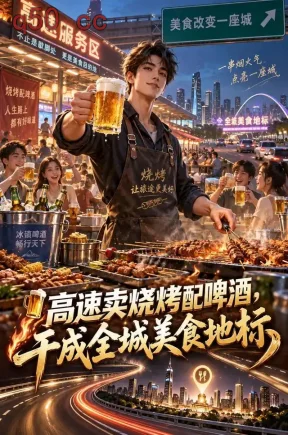 高速卖烧烤配啤酒,干成全城美食地标(205集)